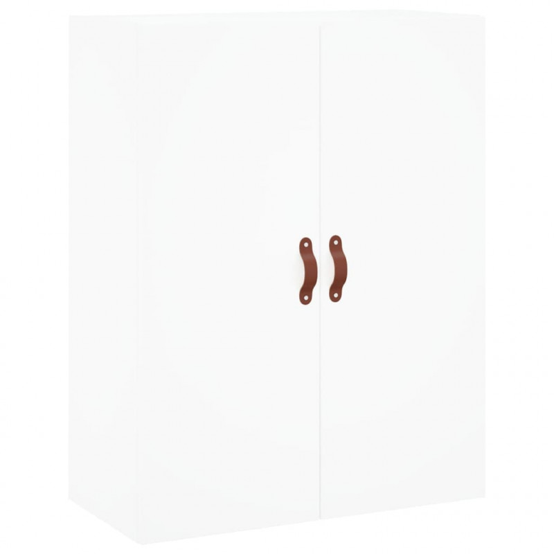 Witrynka, biała, 69,5x34x180 cm, materiał drewnopochodny