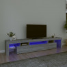 Szafka pod TV z oświetleniem LED szary dąb sonoma 215x36,5x40cm