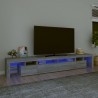 Szafka pod TV z oświetleniem LED szary dąb sonoma 260x36,5x40cm