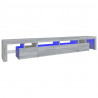 Szafka pod TV z oświetleniem LED szary dąb sonoma 260x36,5x40cm
