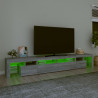 Szafka pod TV z oświetleniem LED szary dąb sonoma 260x36,5x40cm