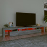 Szafka pod TV z oświetleniem LED szary dąb sonoma 260x36,5x40cm