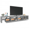 Szafka pod TV z oświetleniem LED szary dąb sonoma 260x36,5x40cm