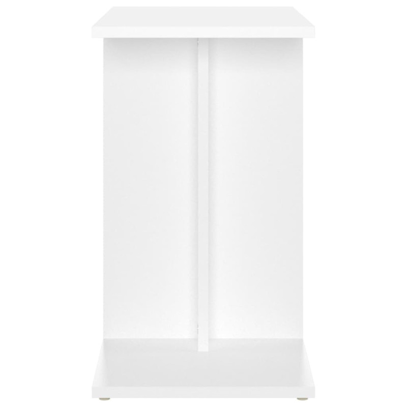 Stolik boczny, biały, 50x30x50 cm, materiał drewnopochodny