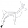 Renifery ozdobne z ciepłym białym LED, 3 szt., 60x30x60 cm