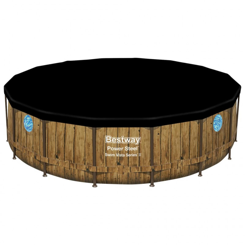 Bestway Basen Power Steel z zestawem akcesoriów, 488x122 cm