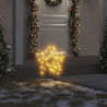 Świąteczne gwiazdy na szpikulcach, 3 szt., 50 LED, 29 cm