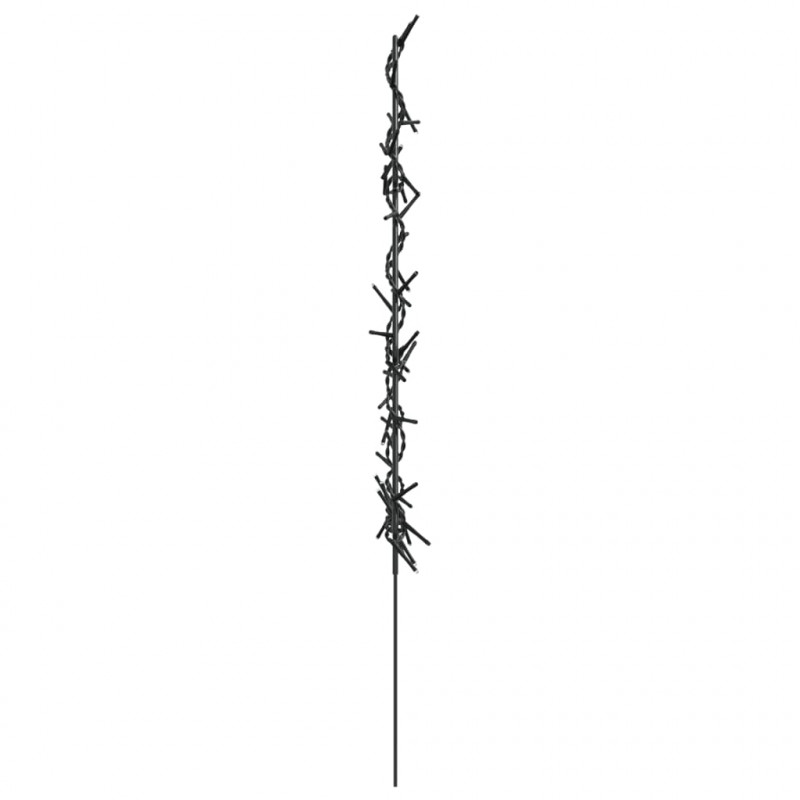 Świąteczne choinki na szpikulcach, 3 szt., 50 LED, 30 cm