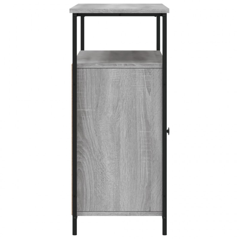 Szafka, szary dąb sonoma, 100x35x80 cm, materiał drewnopochodny