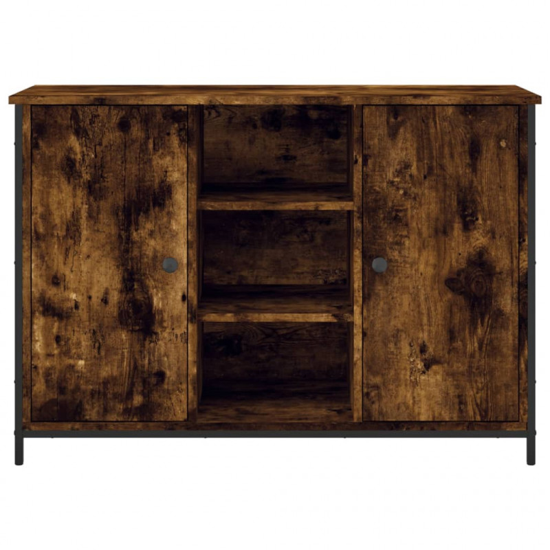 Szafka, przydymiony dąb, 100x35x70 cm, materiał drewnopochodny