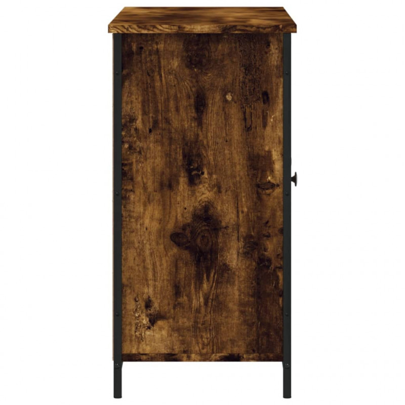 Szafka, przydymiony dąb, 100x35x70 cm, materiał drewnopochodny