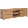 Szafka pod TV, 115x30x40 cm, lite drewno tekowe