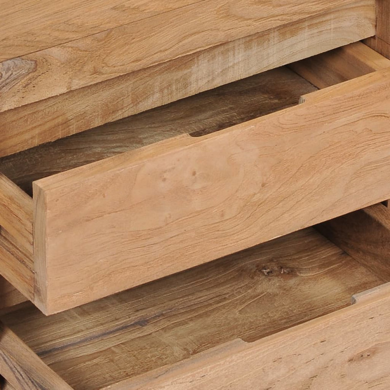Szafka pod TV, 115x30x40 cm, lite drewno tekowe
