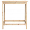 Stolik barowy, 100x50x110 cm, lite drewno sosnowe