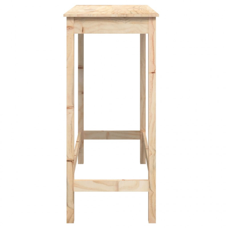 Stolik barowy, 100x50x110 cm, lite drewno sosnowe