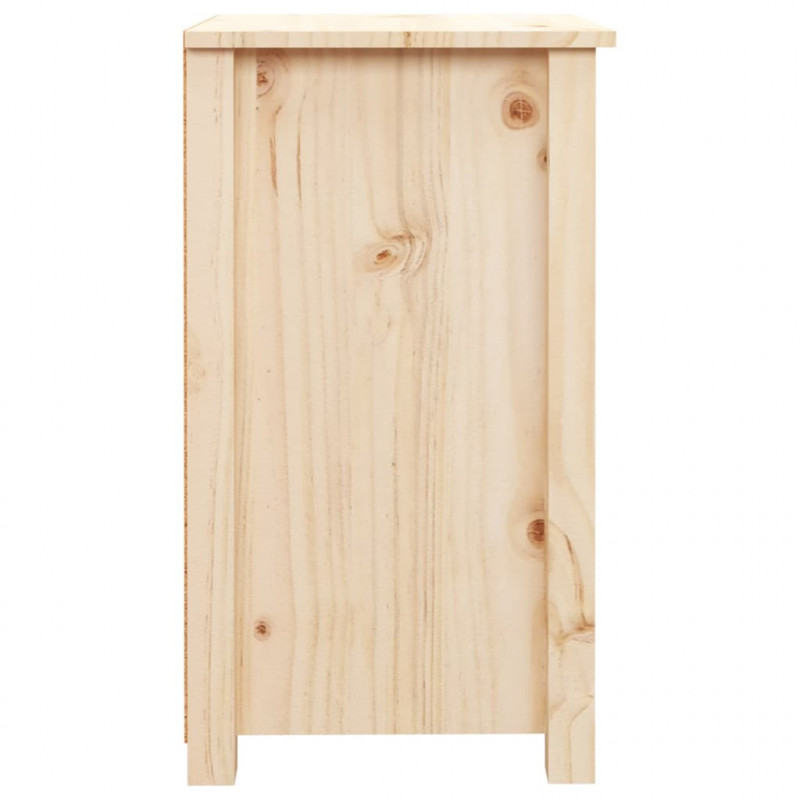 Szafka nocna, 40x35x61,5 cm, lite drewno sosnowe