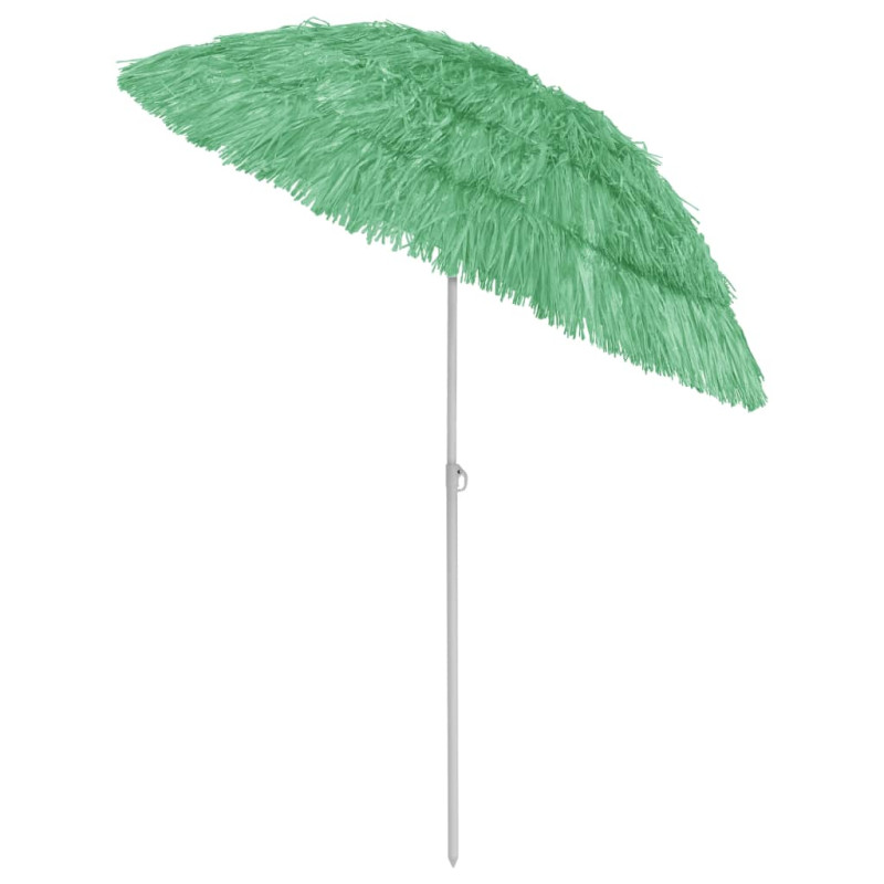 Parasol plażowy w hawajskim stylu, zielony, 180 cm
