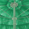 Parasol plażowy w hawajskim stylu, zielony, 180 cm
