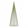 Stożkowa choinka z lampek, 1544 zimnych białych LED, 500 cm