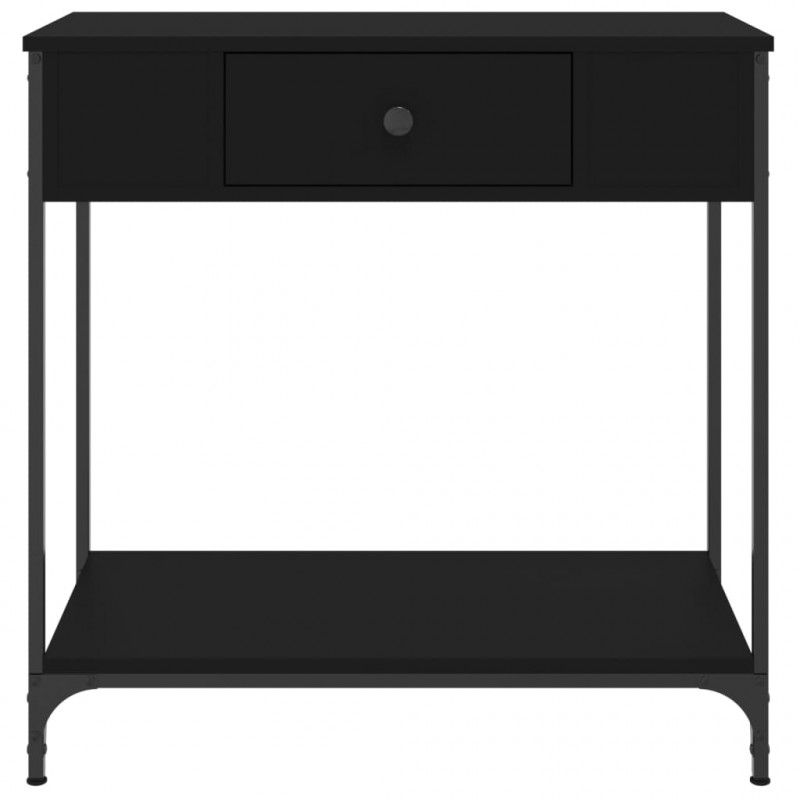 Stolik konsolowy, czarny, 75x34,5x75 cm