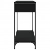 Stolik konsolowy, czarny, 75x34,5x75 cm