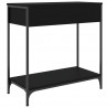 Stolik konsolowy, czarny, 75x34,5x75 cm
