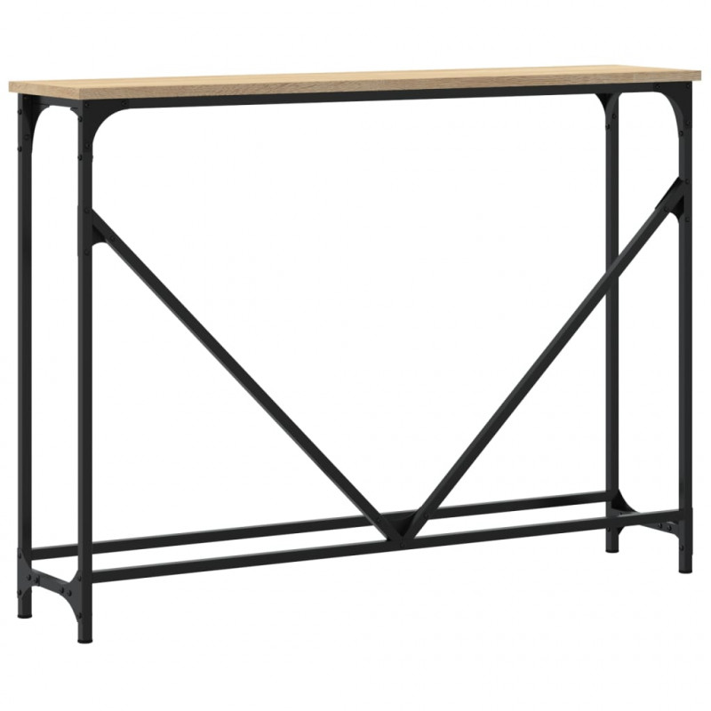 Stolik konsolowy, dąb sonoma, 102x22,5x75 cm