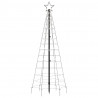 Choinka z lampek, z kołkami, 220 zimnych białych LED, 180 cm