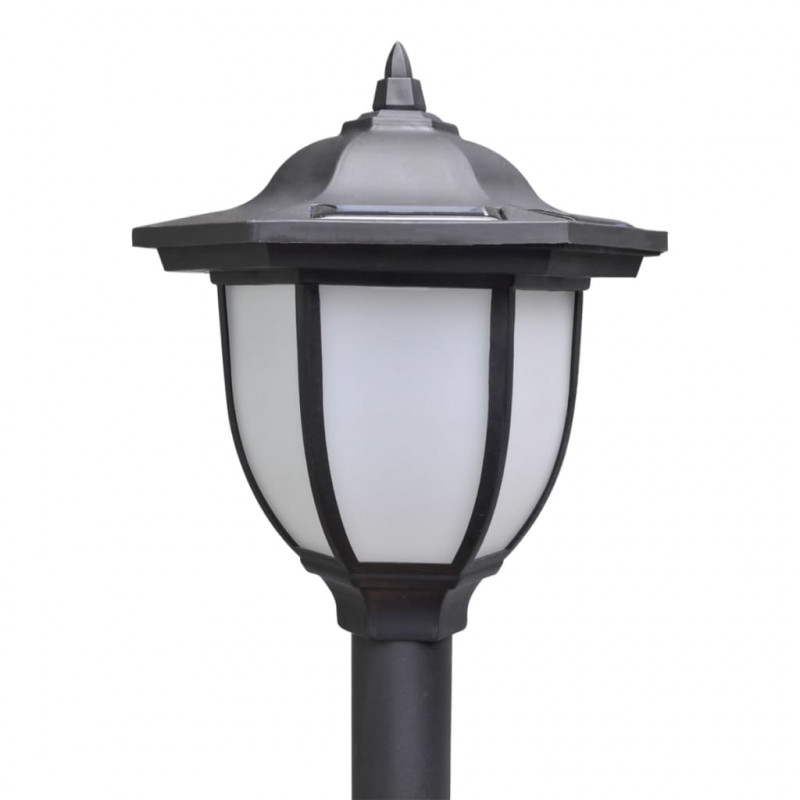 Solarne lampy ogrodowe z łańcuchem i słupkami, 4 szt.