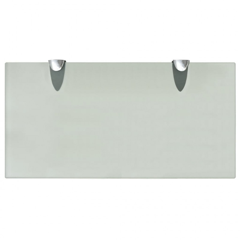 Półki szklane, 2 szt., 40 x 20 cm, 8 mm