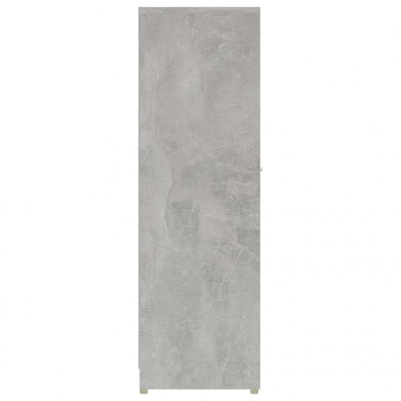 Szafka łazienkowa, szarość betonu, 30x30x95 cm