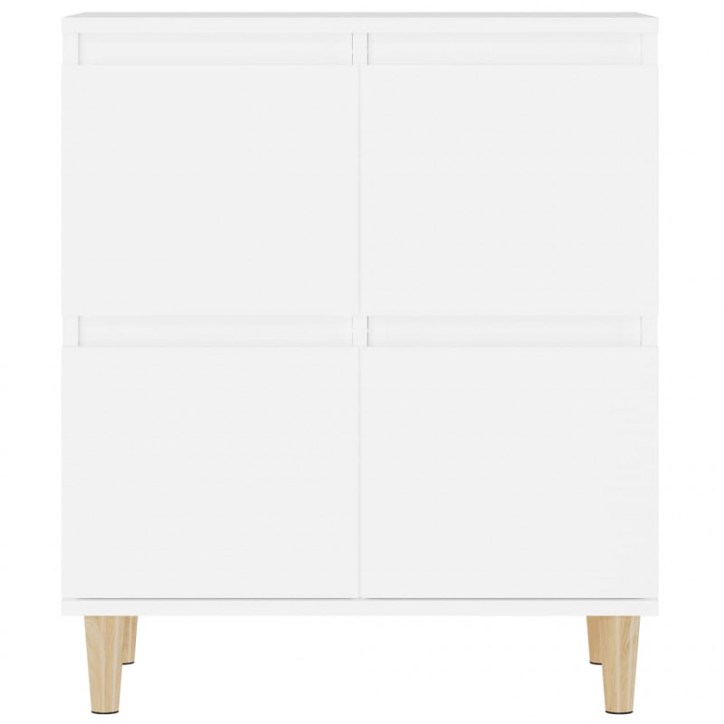 Komody, 3 szt., białe, 60x35x70 cm, materiał drewnopochodny