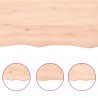 Blat do stołu, 100x40x2 cm, surowe drewno dębowe