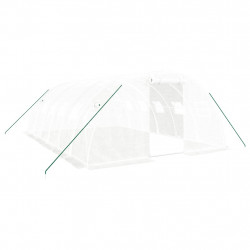 Szklarnia ze stalową ramą, biała, 24 m², 6x4x2 m