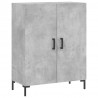 Witrynka, szarość betonu 69,5x34x180 cm materiał drewnopochodny