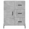 Witrynka, szarość betonu 69,5x34x180 cm materiał drewnopochodny