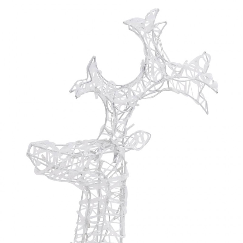 Renifery ozdobne, 3 szt., 60x16x100 cm, akryl