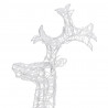 Renifery ozdobne, 3 szt., 60x16x100 cm, akryl