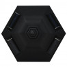 Lampy solarne do ogrodu, 6 szt., LED, czarne
