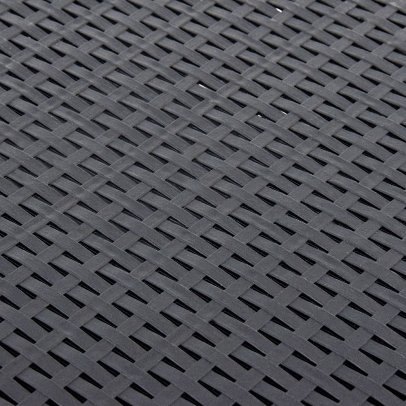 Stolik boczny, antracytowy, 54x54x36,5 cm, plastikowy