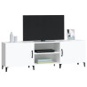 Szafka pod TV, biała, 150x30x50 cm, materiał drewnopochodny