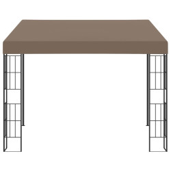 Altana przyścienna, 3 x 3 m, taupe, tkanina