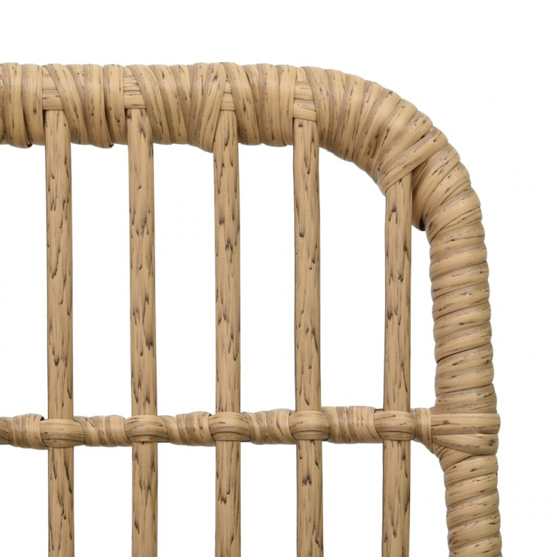 3-cz. zestaw mebli ogrodowych, rattan PE i szkło