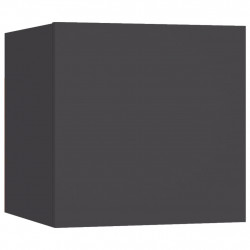 Szafka nocna, szara, 30,5x30x30 cm, materiał drewnopochodny