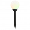 Lampy solarne do ogrodu, 8 szt., LED, kuliste, 15 cm, RGB