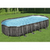 Bestway Basen ogrodowy z zestawem akcesoriów, owalny, 7,32x3,66x1,22 m