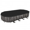 Bestway Basen ogrodowy z zestawem akcesoriów, owalny, 7,32x3,66x1,22 m