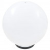 Lampy ogrodowe LED, 4 szt., kuliste, 40 cm, PMMA