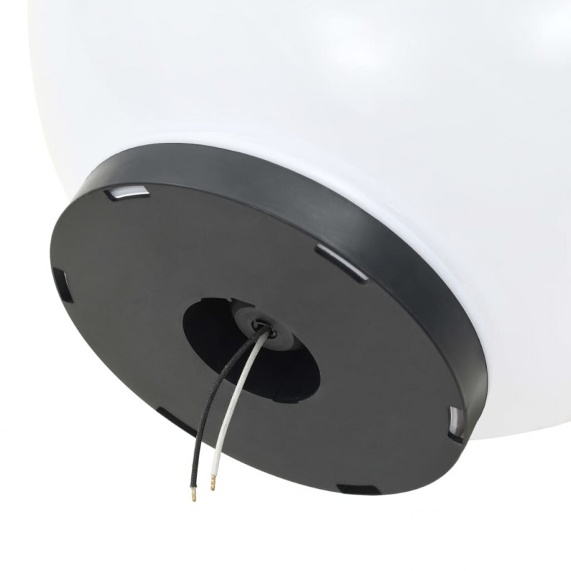 Lampy ogrodowe LED, 4 szt., kuliste, 40 cm, PMMA