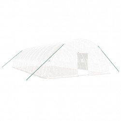 Szklarnia ze stalową ramą, biała, 72 m², 12x6x2,85 m